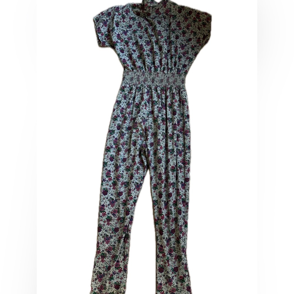 Vintage L.A. Gal vintage Floral printed Jumpsuit Size 9/10